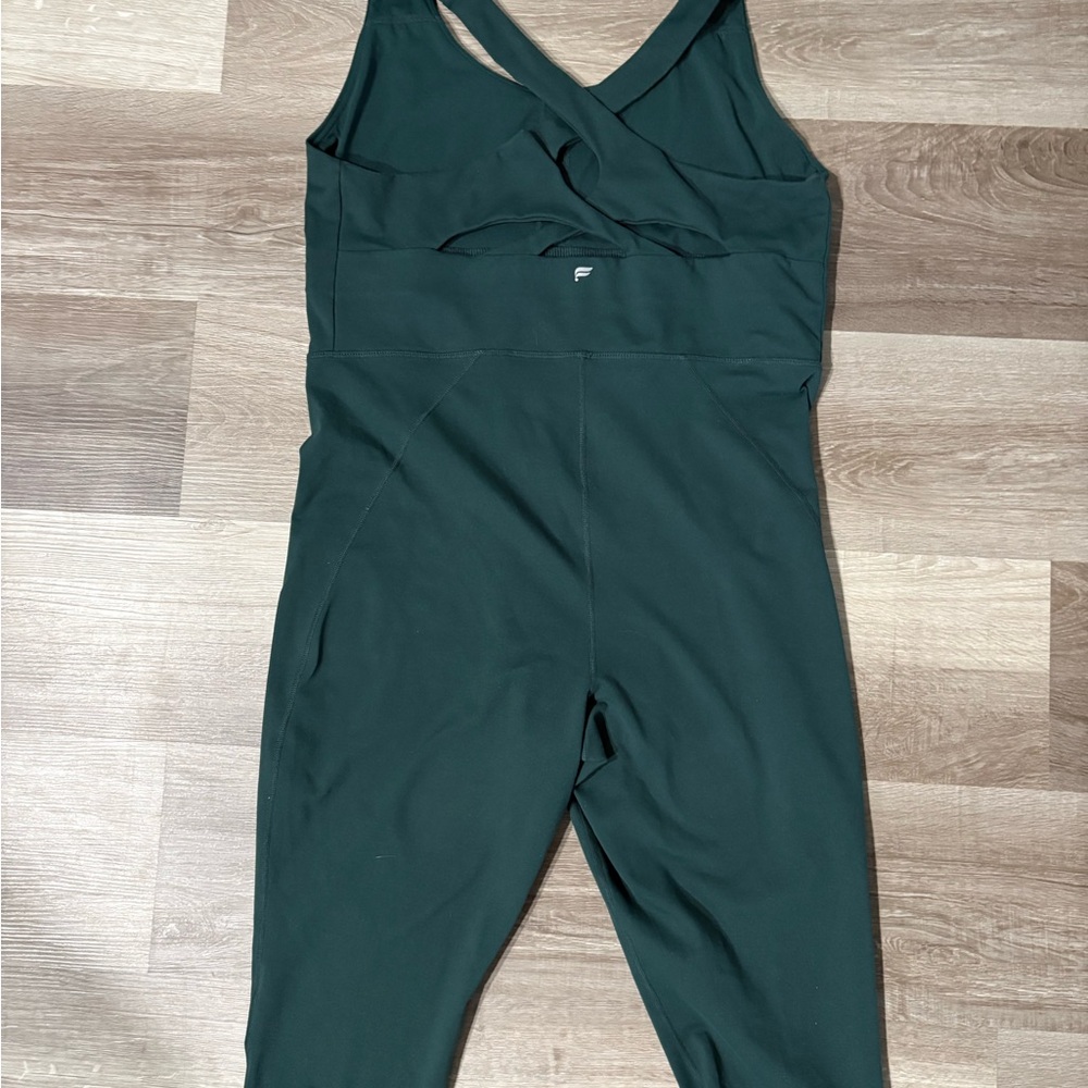 Fabletics Dark Green One-Piece Active Jumpsuit - image 5